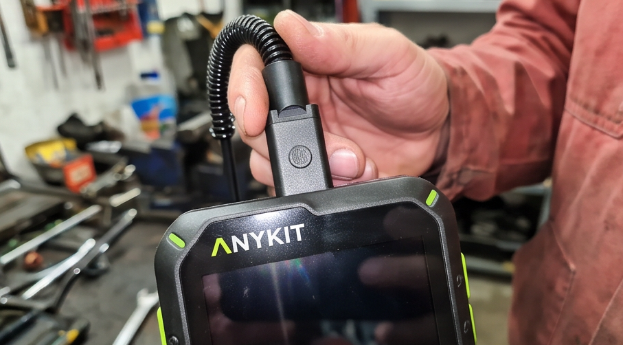 anykit dual lens endoskopkamera an400 im Testlauf