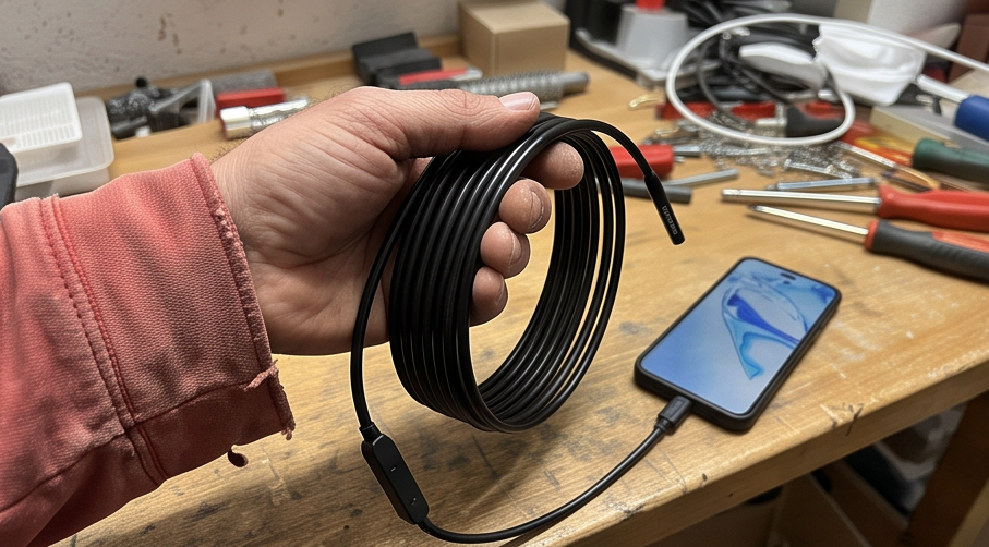 Pancellent END-W300-ONE Endoskop im Test: Vielseitige WiFi-Inspektionskamera für Smartphones