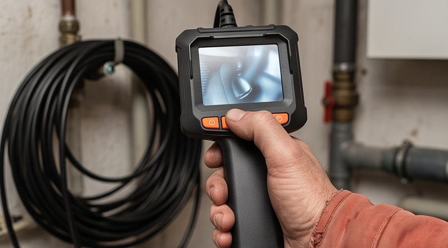 QIMIC Endoskopkamera im Test: HD-Inspektion mit 10m Kabel & LED-Licht