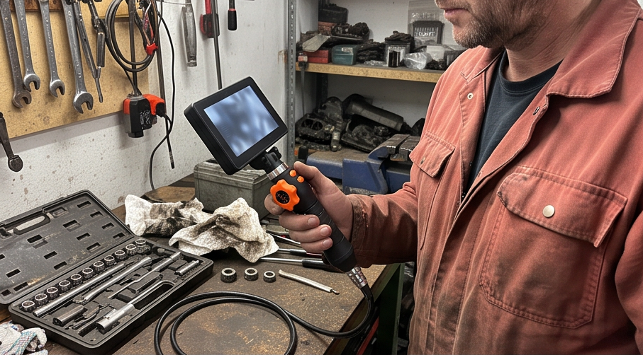 VEVOR Industrielles Endoskop im Test: Flexible 1080P HD-Inspektion